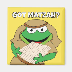 Imán Passover Magnet 2" cuadrado "¿Tiene Matzah?"