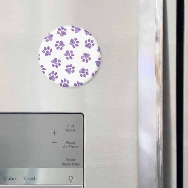 Imán Pasta de perro, garras de perro, garras moradas (In situ (nevera))