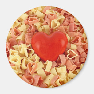 Imán Pastas y un corazón