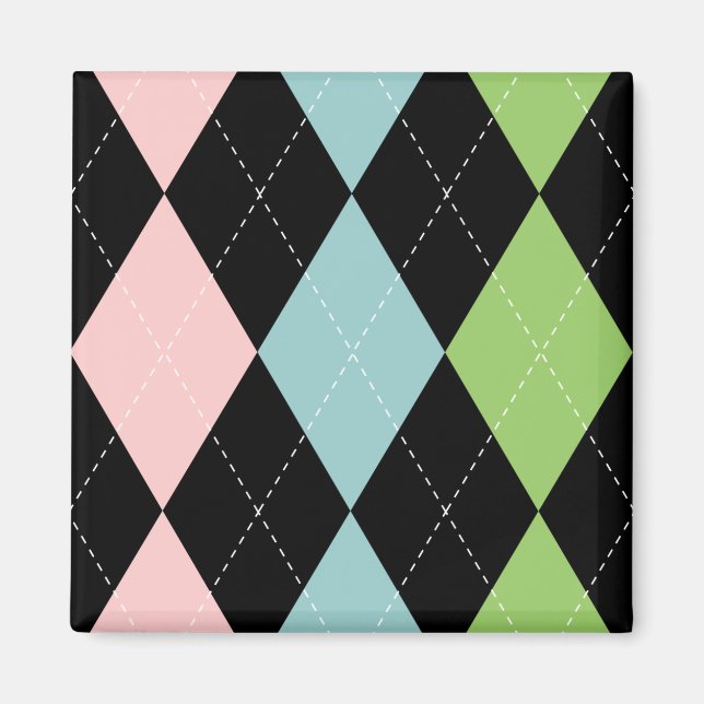 Imán Pastel Argyle Magnet (Frente)
