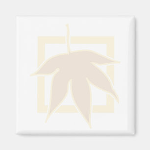 Imán Pastel Autumn Maple Leaf