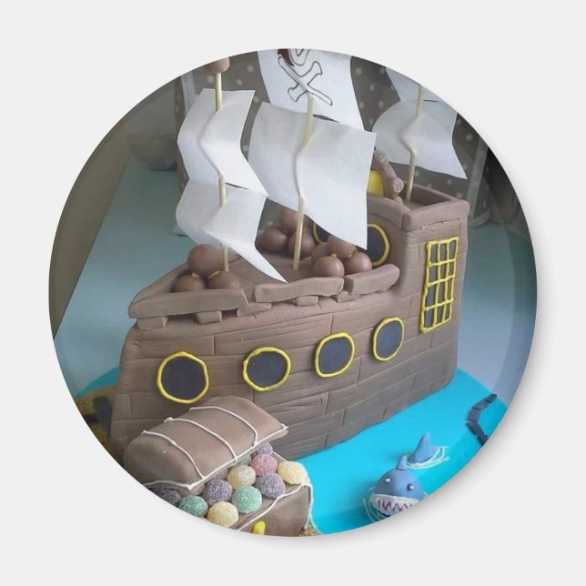 Imán Pastel de barco 1 (Frente)