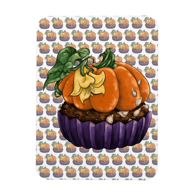 Imán Pastel de calabaza (Vertical)