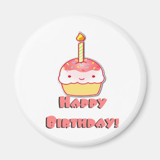 Imán Pastel de cumpleaños feliz