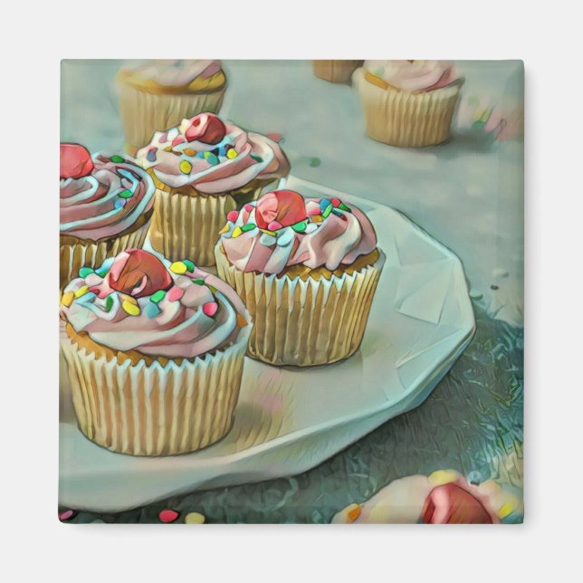 Imán Pastel de helado (Frente)