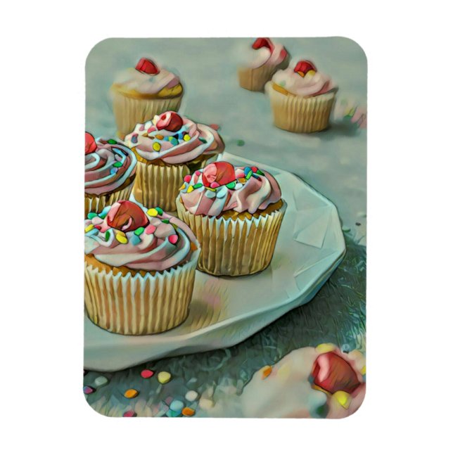 Imán Pastel de helado (Vertical)