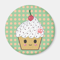 Pastel de Kawaii con puntos de polka