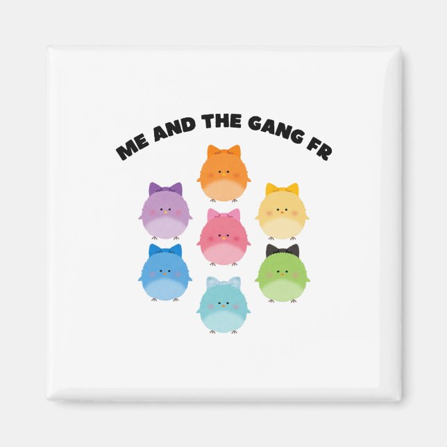 Imán Pastel Easter Funny Homies Meme Cute Ba (Frente)