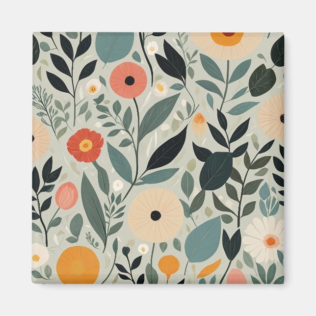 Imán Pastel Floral Reverie (Frente)