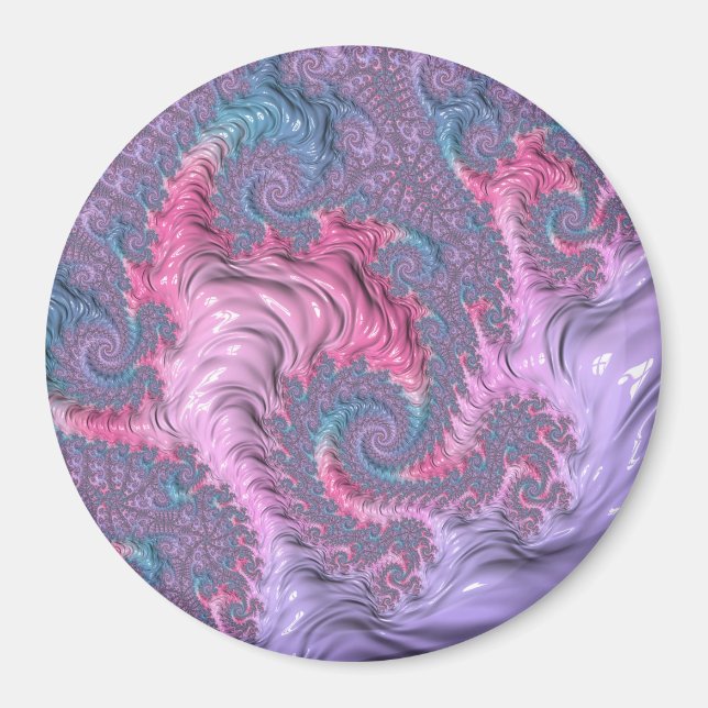 Imán Pastel Fractal (Frente)