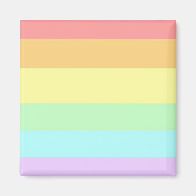 Imán Pastel Gay LGBT Pride Month Flag   (Frente)