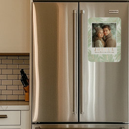 Imán Pastel Green Palm Tree Holiday