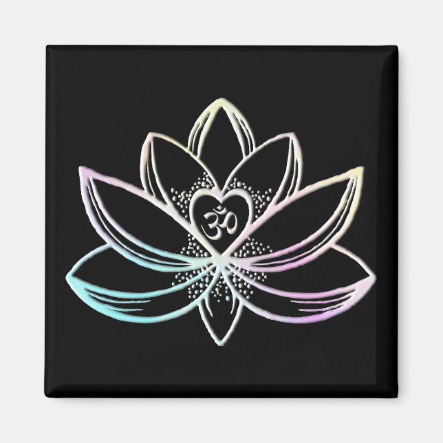 Imán Pastel Lotus  (Frente)