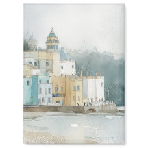 Pastel Portmeirion, Gales en Acuarela