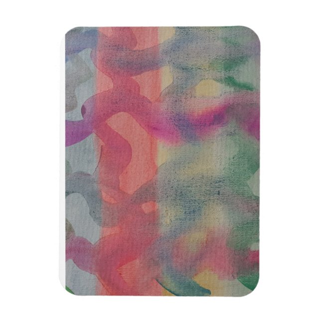 Imán Pastel Resumen Arte (Vertical)
