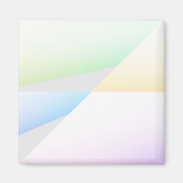 Imán Pastel Triangles (Frente)