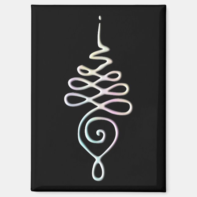 Imán Pastel Unalome (Anverso)