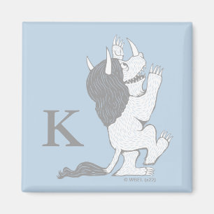 Imán Pastel Wild Thing   Añadir su inicial