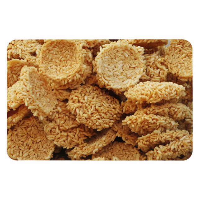 Imán Pasteles de arroz inflado ~ Platos dulces asiático (Horizontal)