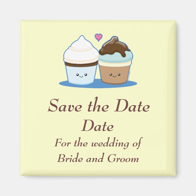 Imán Pasteles de boda (Frente)