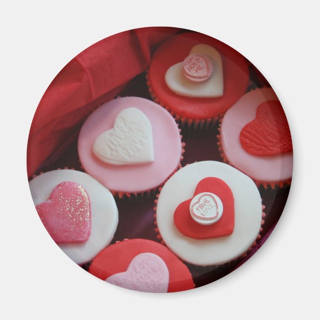 Imán Pasteles de San Valentín (Frente)