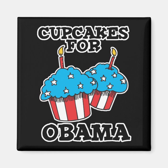 Imán Pasteles para Obama (Frente)