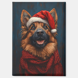 Imán Pastor alemán en un Sombrero