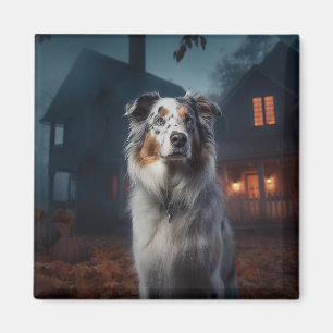 Imán Pastor australiano Halloween Scary