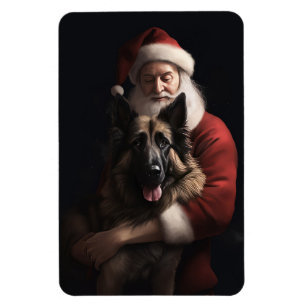 Imán Pastor Belga Santa Claus Navideño Festivo