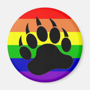 Imán Pata de oso del orgullo gay