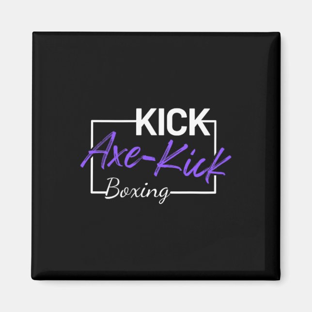 Imán Patada de hacha de kickboxing (Frente)