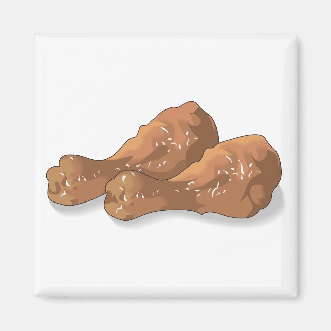Imán patas de pollo fritas (Frente)