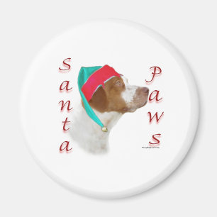 Imán Patas de Santa del perro de aguas de Bretaña