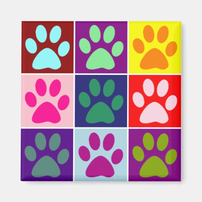 Imán Patas multicolores (Frente)