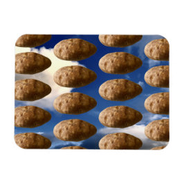 Imán Patatas Voladoras Divertidas Foto de Patata Espaci