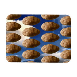 Imán Patatas Voladoras Divertidas Foto de Patata Espaci