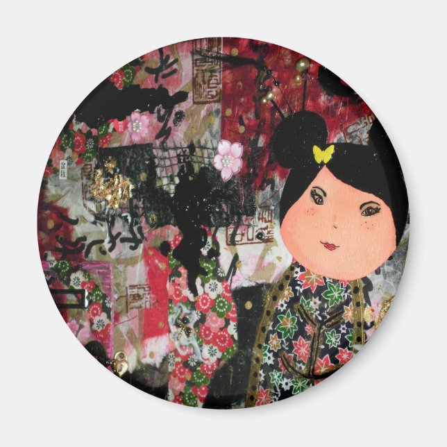 Imán Patchwork Momiji (Frente)