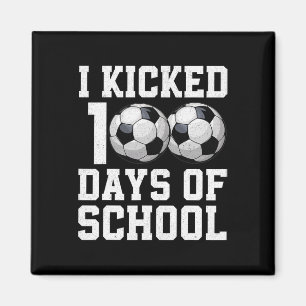 Imán Pateé 100 Días De Niños Deportivos De Fútbol Escol