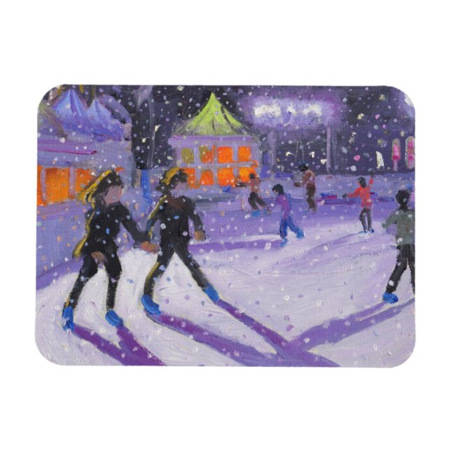 Imán Patinadores nocturnos Derby 2014 (Horizontal)