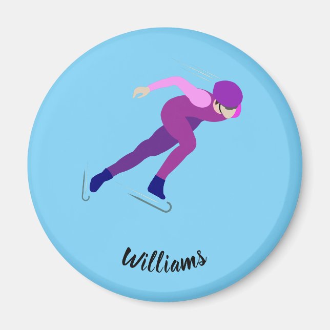 Imán Patinaje de velocidad (Frente)