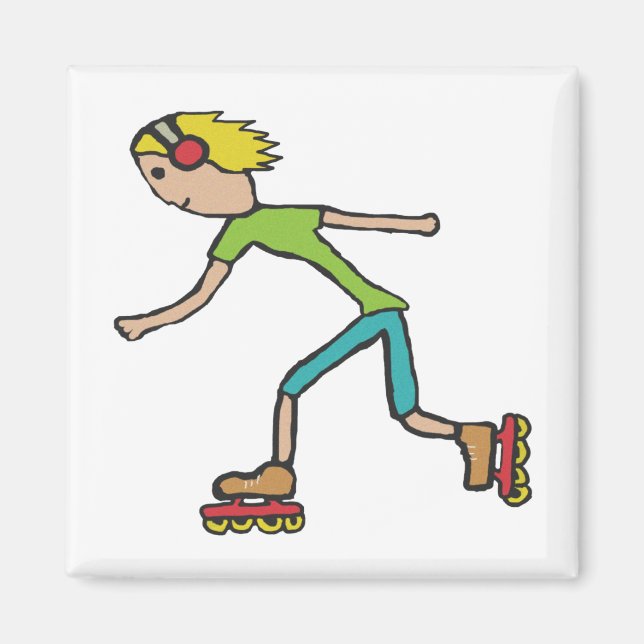 Imán Patinaje en línea (Frente)
