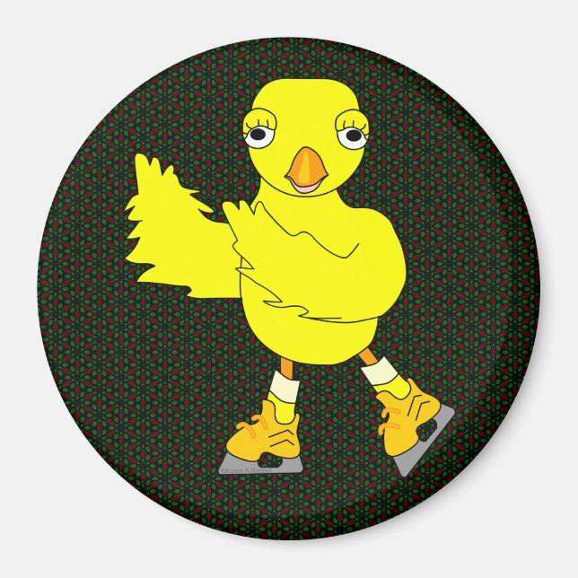 Imán Patinaje sobre hielo (Frente)