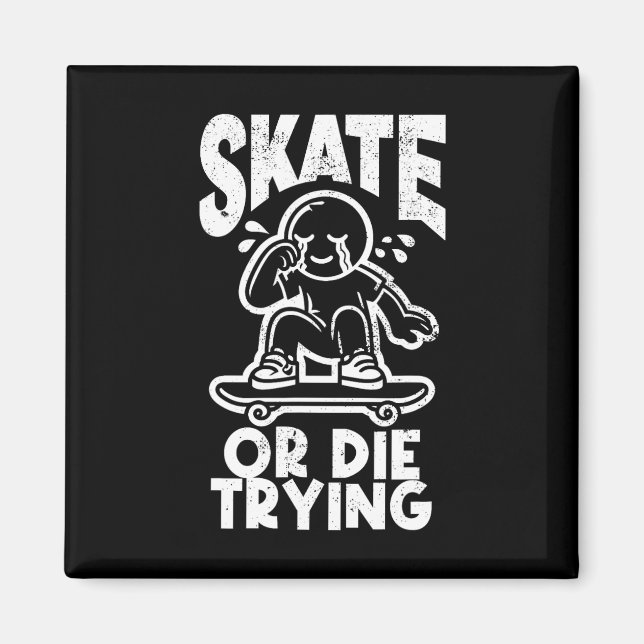 Imán Patinar O Morir Intentándolo Patinaje Extremo  (Frente)