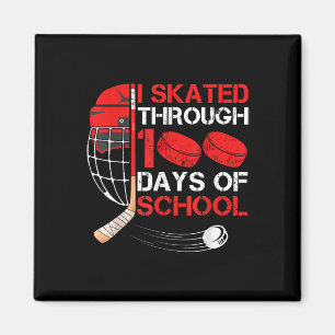 Imán Patiné A Través De 100 Días De Hockey Sobre Hielo