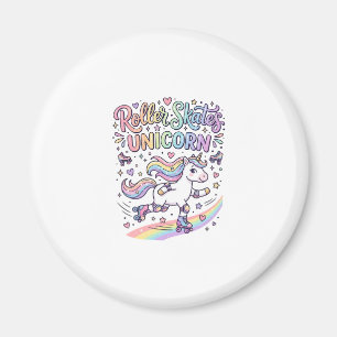 Imán Patines de Rodillos Unicornio Pegatina Divertida d