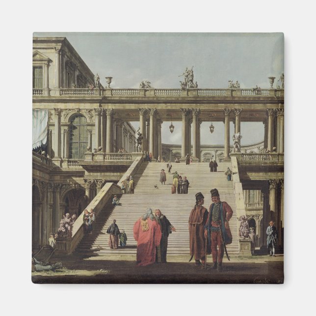 Imán Patio del castillo, 1762 (Frente)