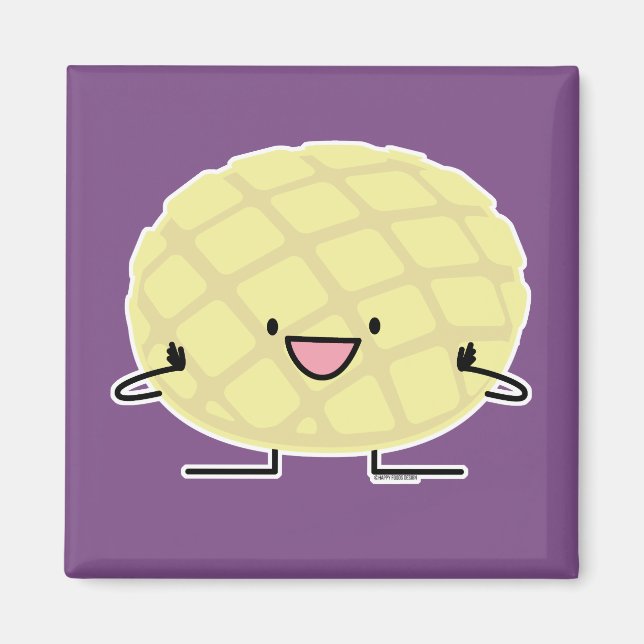 Imán Patisserie dulce del pan del concha japonés de la (Frente)