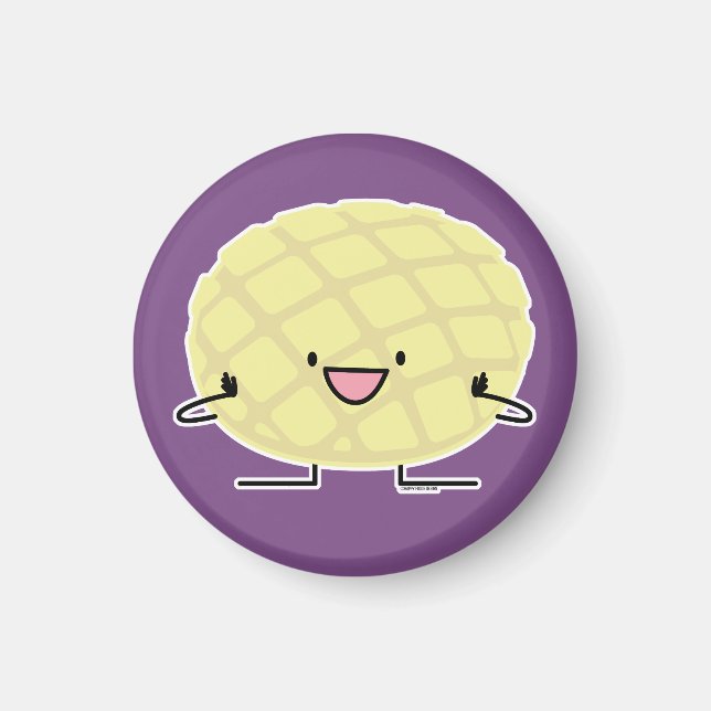 Imán Patisserie dulce del pan del concha japonés de la (Frente)