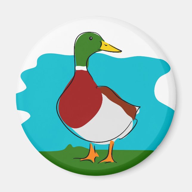 Imán Pato (Frente)