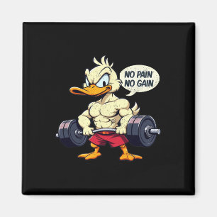 Imán Pato De Buff Vintage Sin Dolor No Gain Carro De Tr